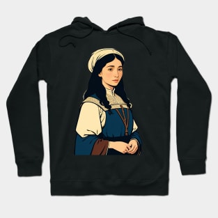 Wholesome Medieval Merchant Woman Hoodie